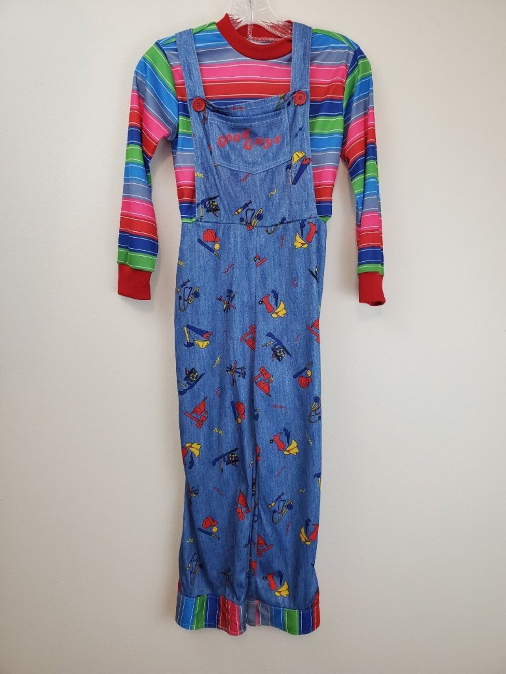 Chucky Doll Halloween Costume overalls; Spirit Halloween